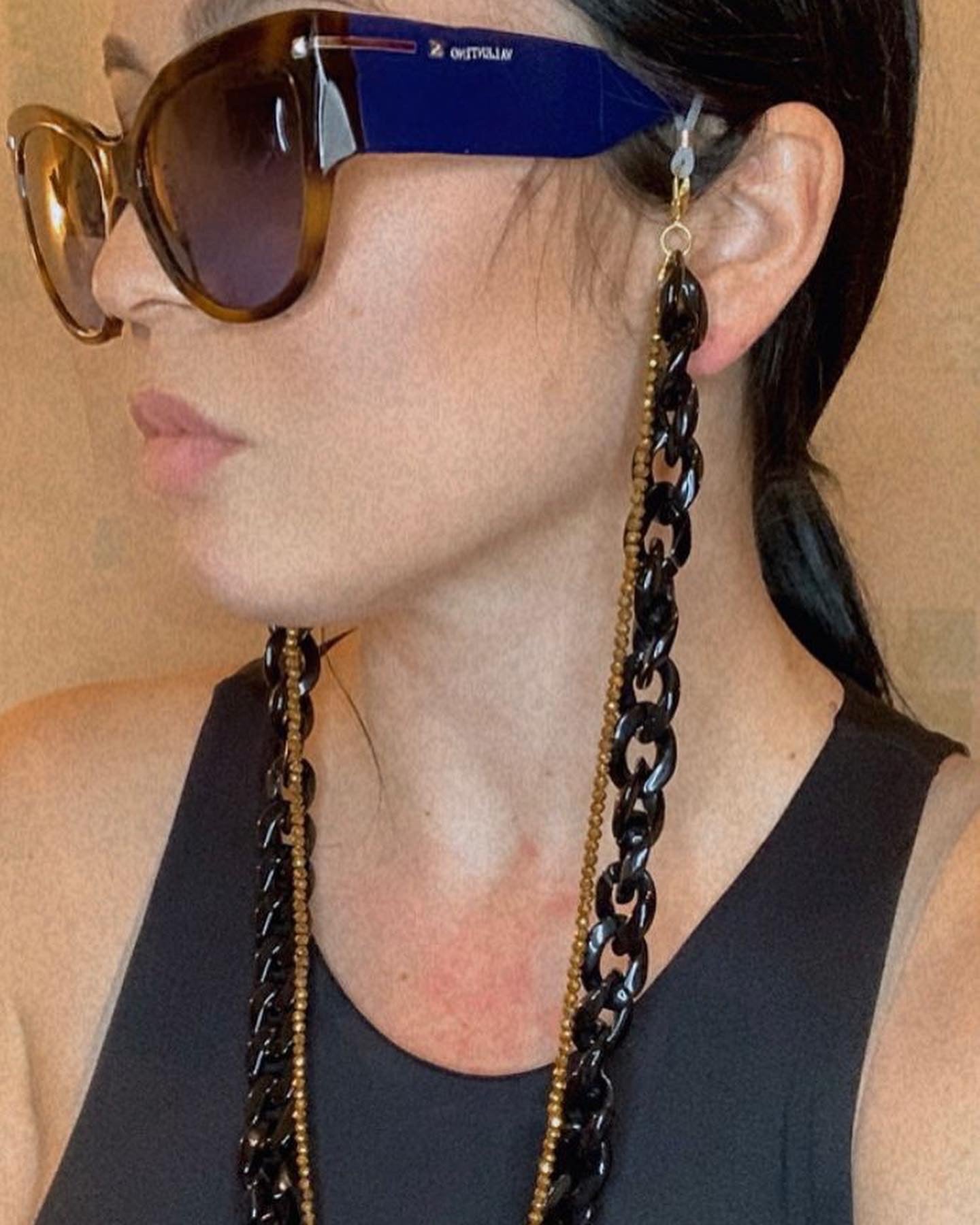 Catenine Occhiali Catenella Catenina Per Occhiali Doppia Con Cuore