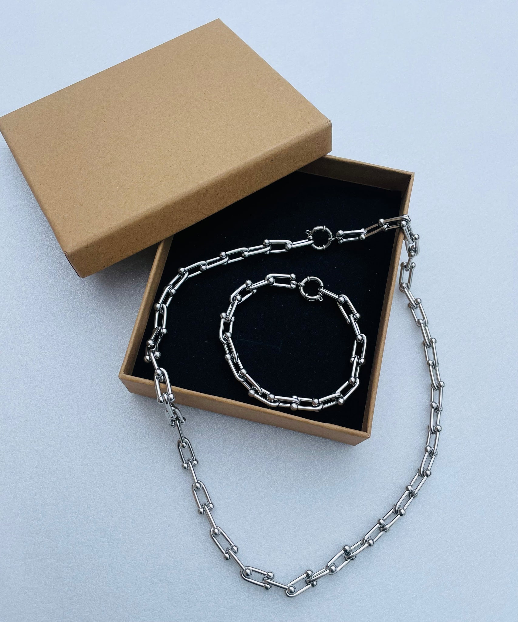 Set di gioielli Bracciale con collana di perle - WWW Set di gioielli Bracciale con collana di perle - WWW